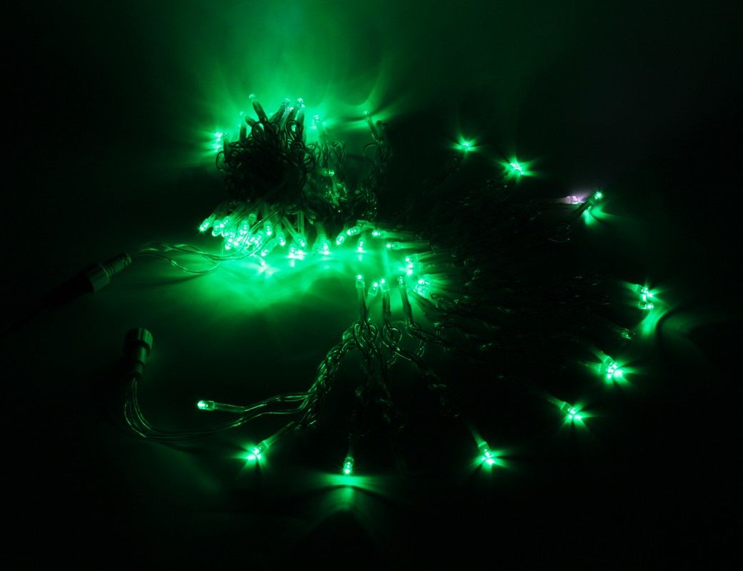 фото Световая гирлянда новогодняя laitcom нить классика pst100-10-2g 10 м зеленый