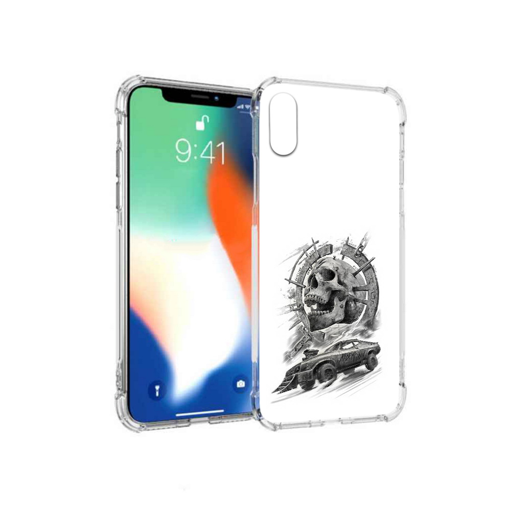 

Чехол MyPads Tocco для Apple iPhone X мед макс (PT94261.606.461), Прозрачный, Tocco