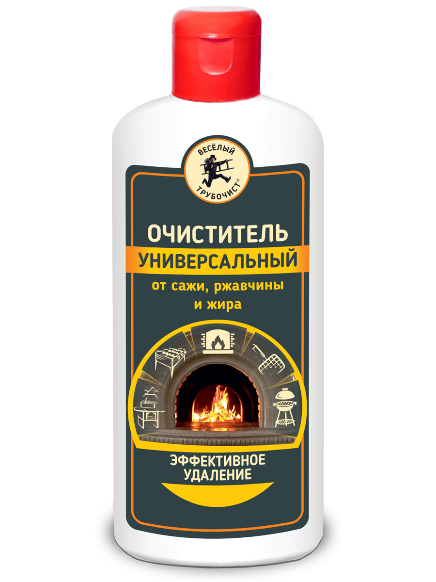 фото Очиститель универсальный от сажи, ржавчины и жира, 250 мл, веселый трубочист nobrand