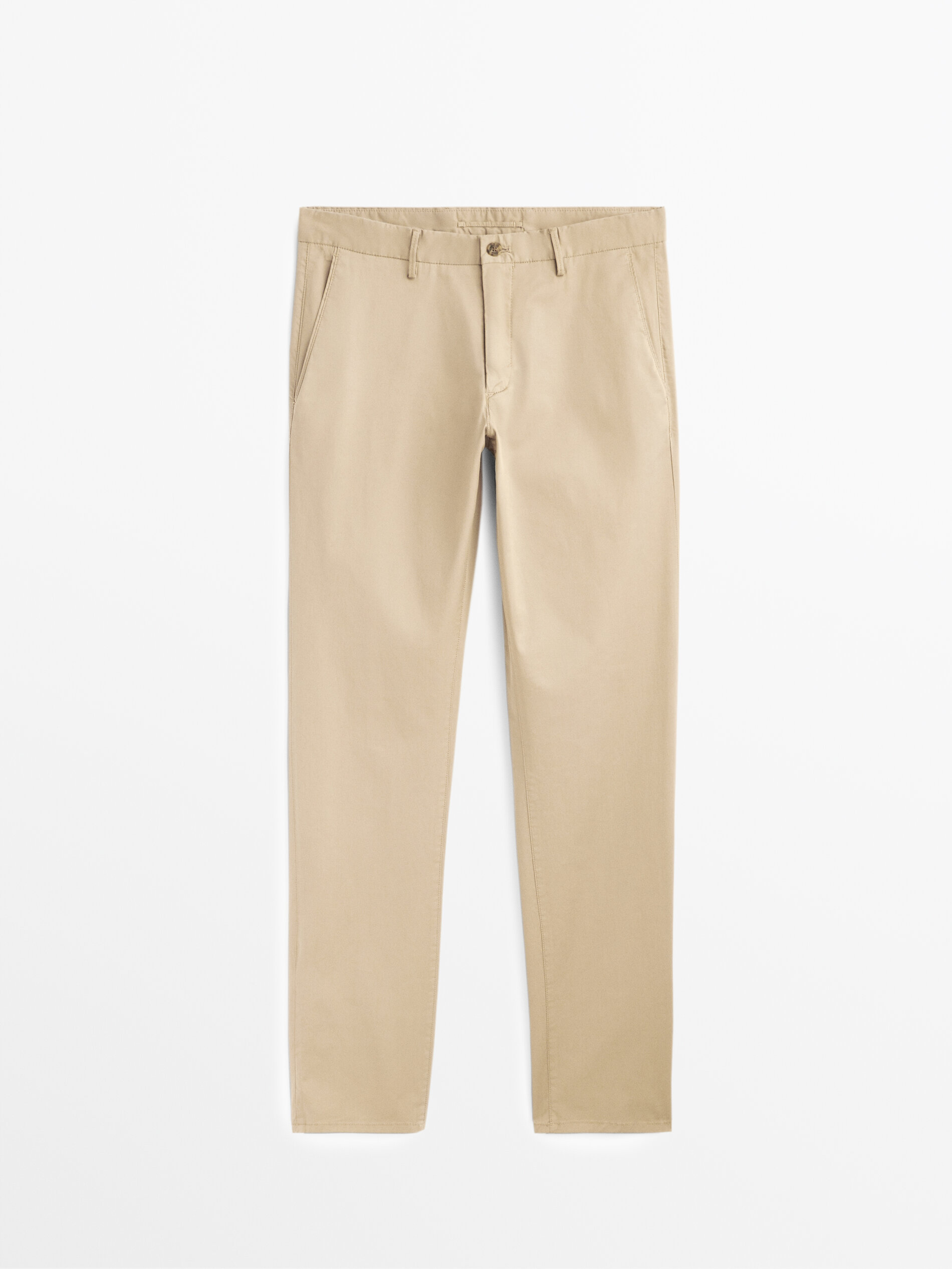 

Брюки мужские Massimo Dutti 00002011710 бежевые 46 RU, 00002011710
