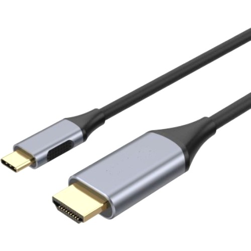 Кабель видео-адаптер USB-C на DisplayPort KS-is KS-514-1.8 м, чёрный