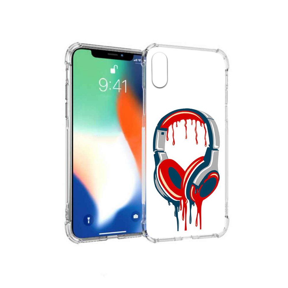 

Чехол MyPads Tocco для Apple iPhone X не делай громко (PT94261.606.517), Прозрачный, Tocco