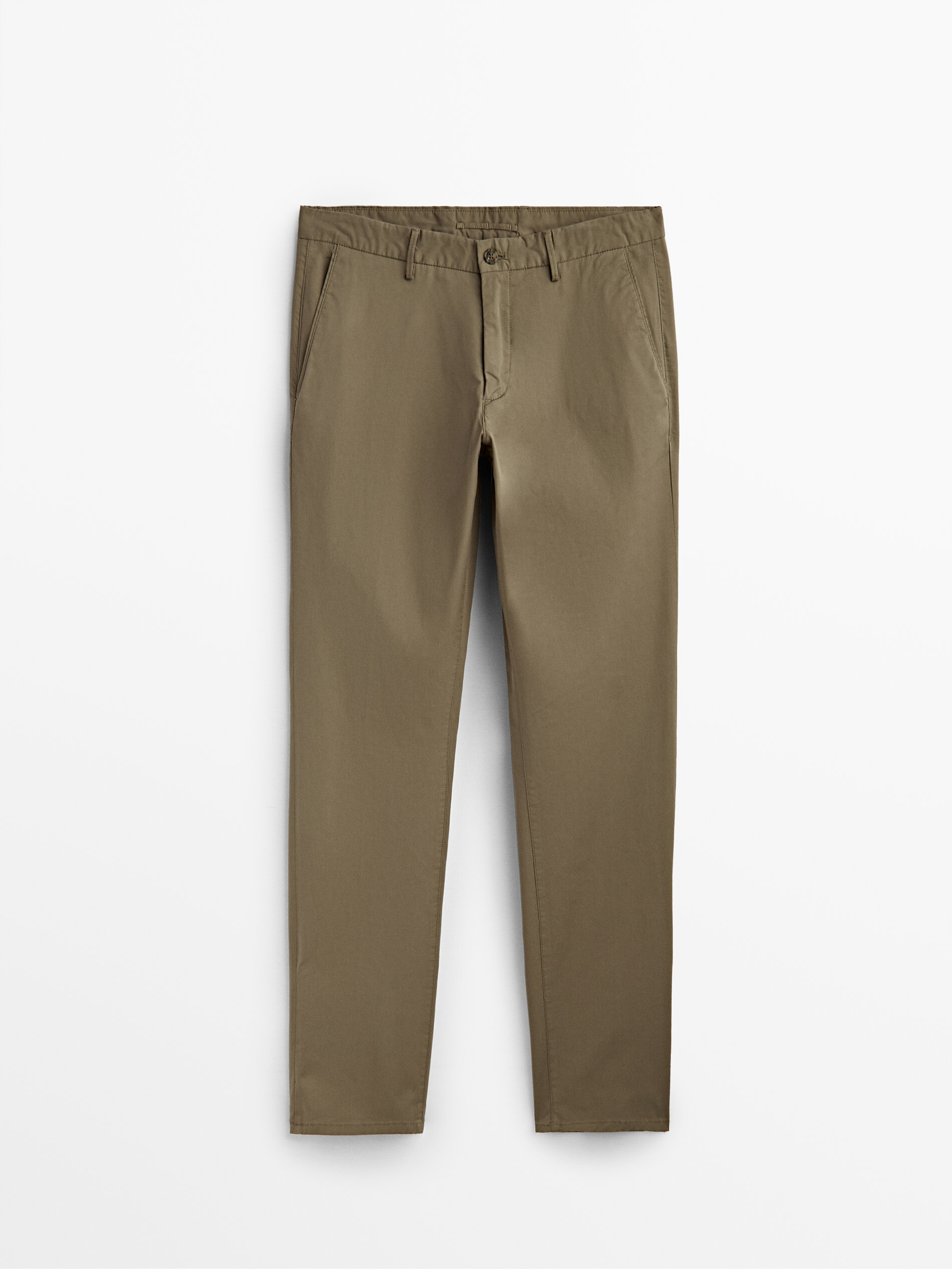 фото Брюки мужские massimo dutti 00002011505 хаки 48