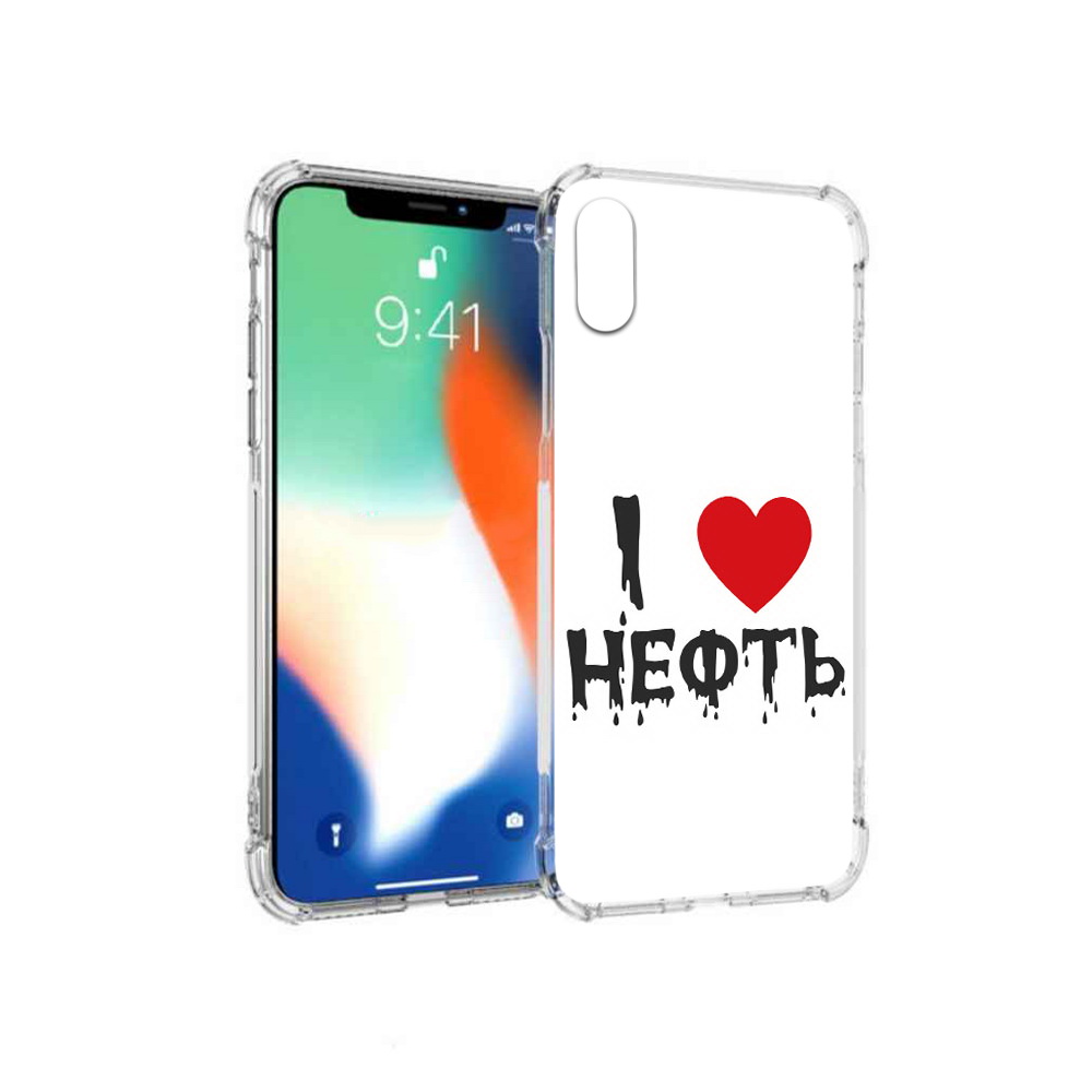 

Чехол MyPads Tocco для Apple iPhone X нефть (PT94261.606.522), Прозрачный, Tocco
