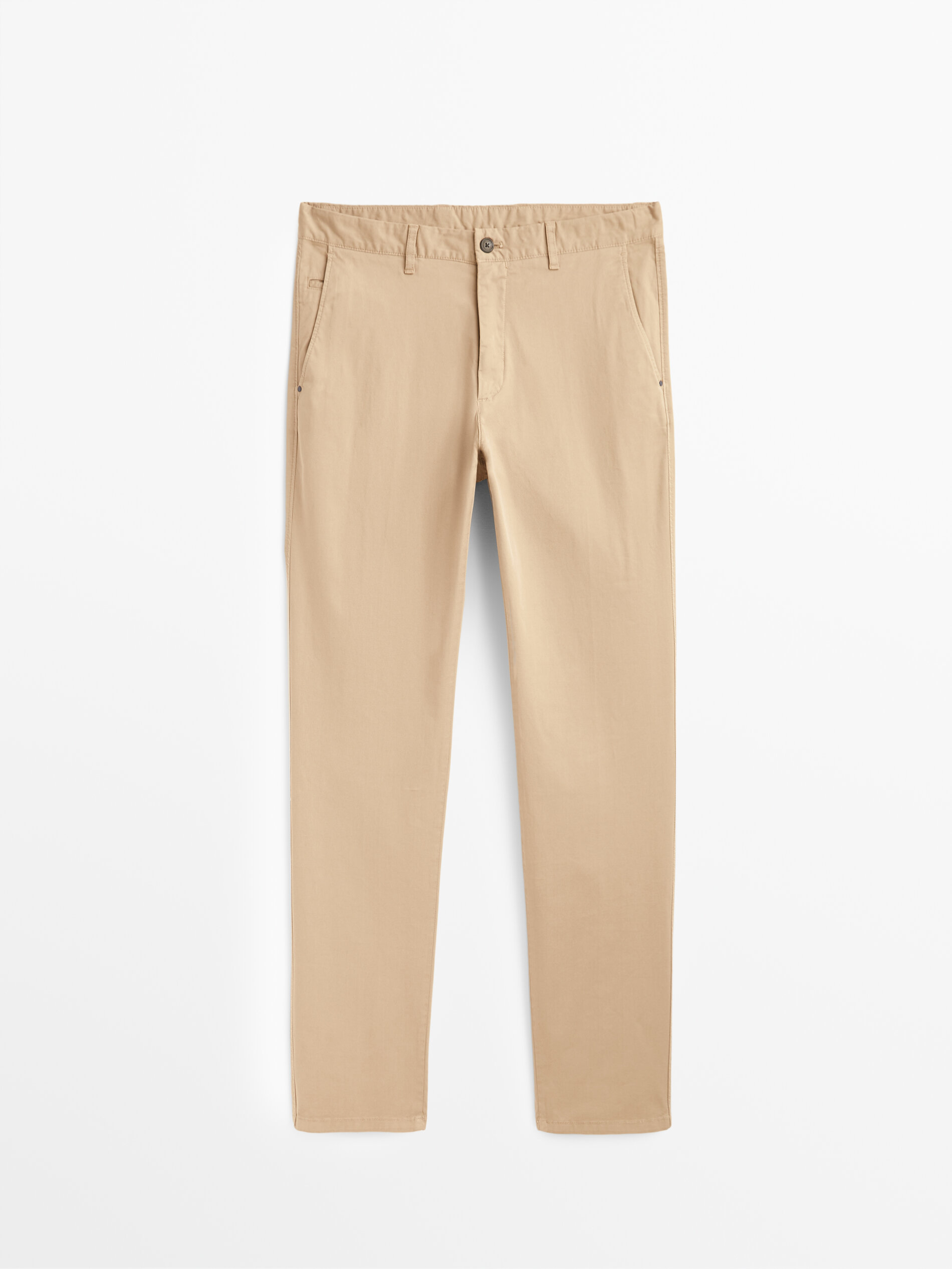 

Брюки мужские Massimo Dutti 00001011710 бежевые 48, 00001011710