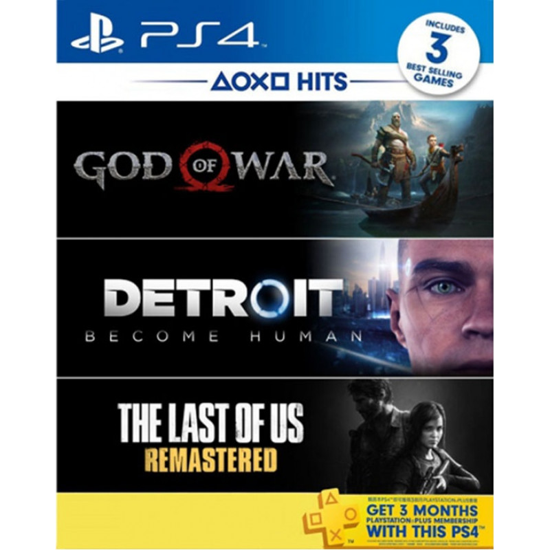 

Комплект God of War + Detroit + Одни из нас (русская версия) (PS4), Комплект God of War + Detroit + Одни из нас (русская версия) + Подписка 3 месяца (PS4)