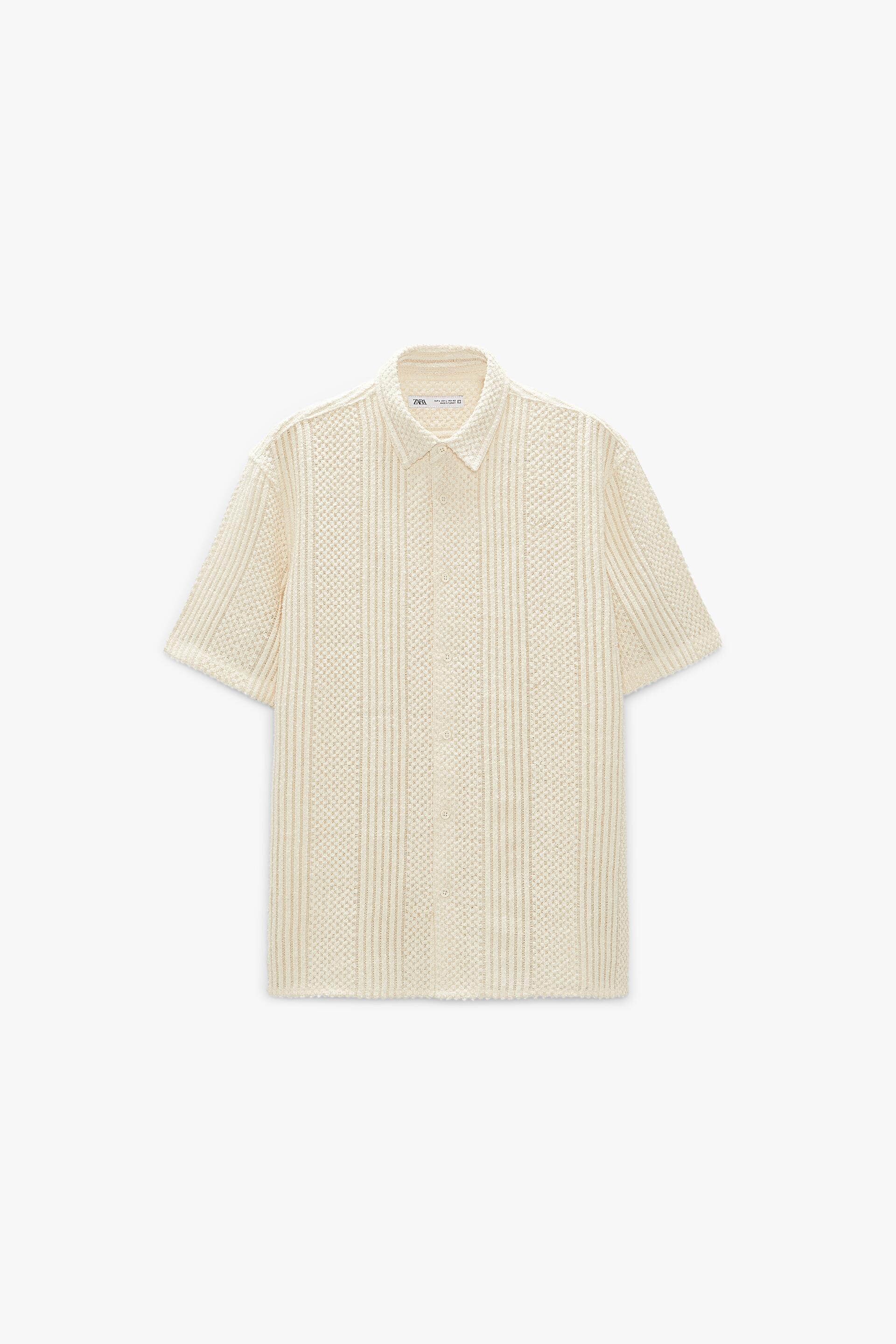 

Рубашка мужская ZARA 01300151 белая L, 01300151