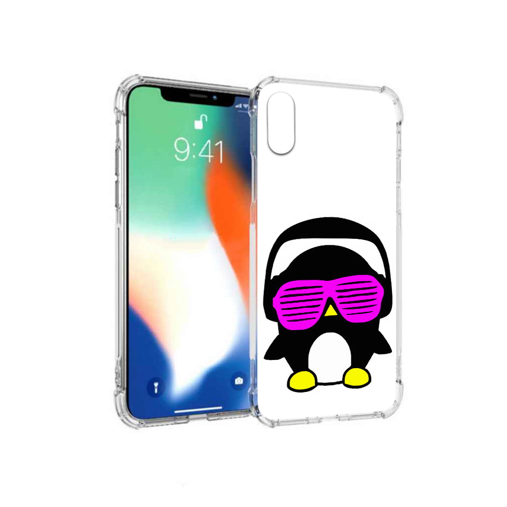 

Чехол MyPads Tocco для Apple iPhone X пингвин (PT94261.606.541), Прозрачный, Tocco