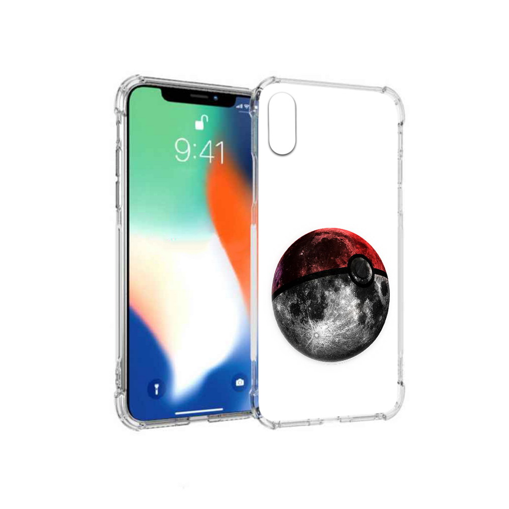 

Чехол MyPads Tocco для Apple iPhone X планета покебол (PT94261.606.543), Прозрачный, Tocco