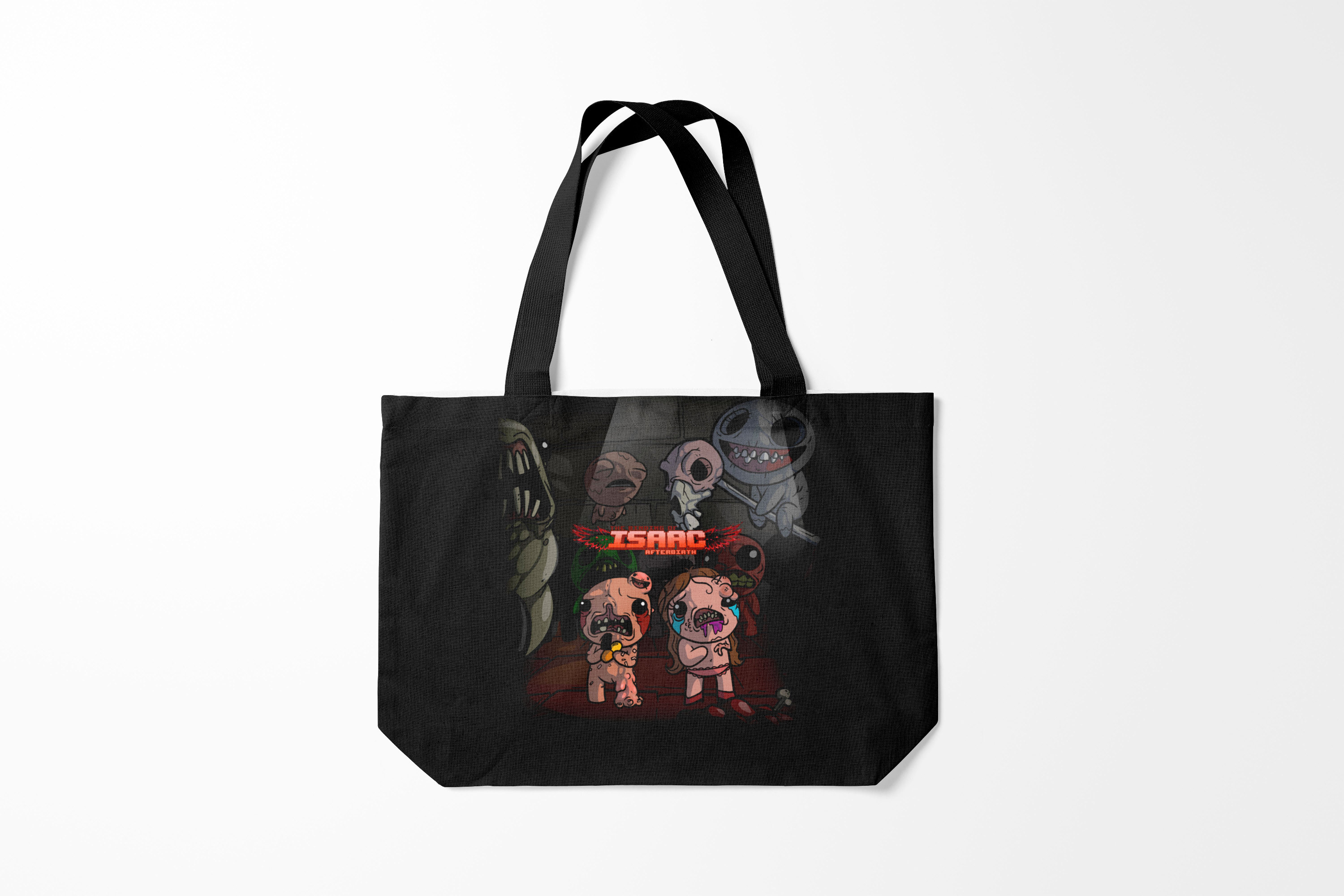 

Сумка шoппер унисекс Burnettie The Binding of Isaac, черный, The Binding of Isaac