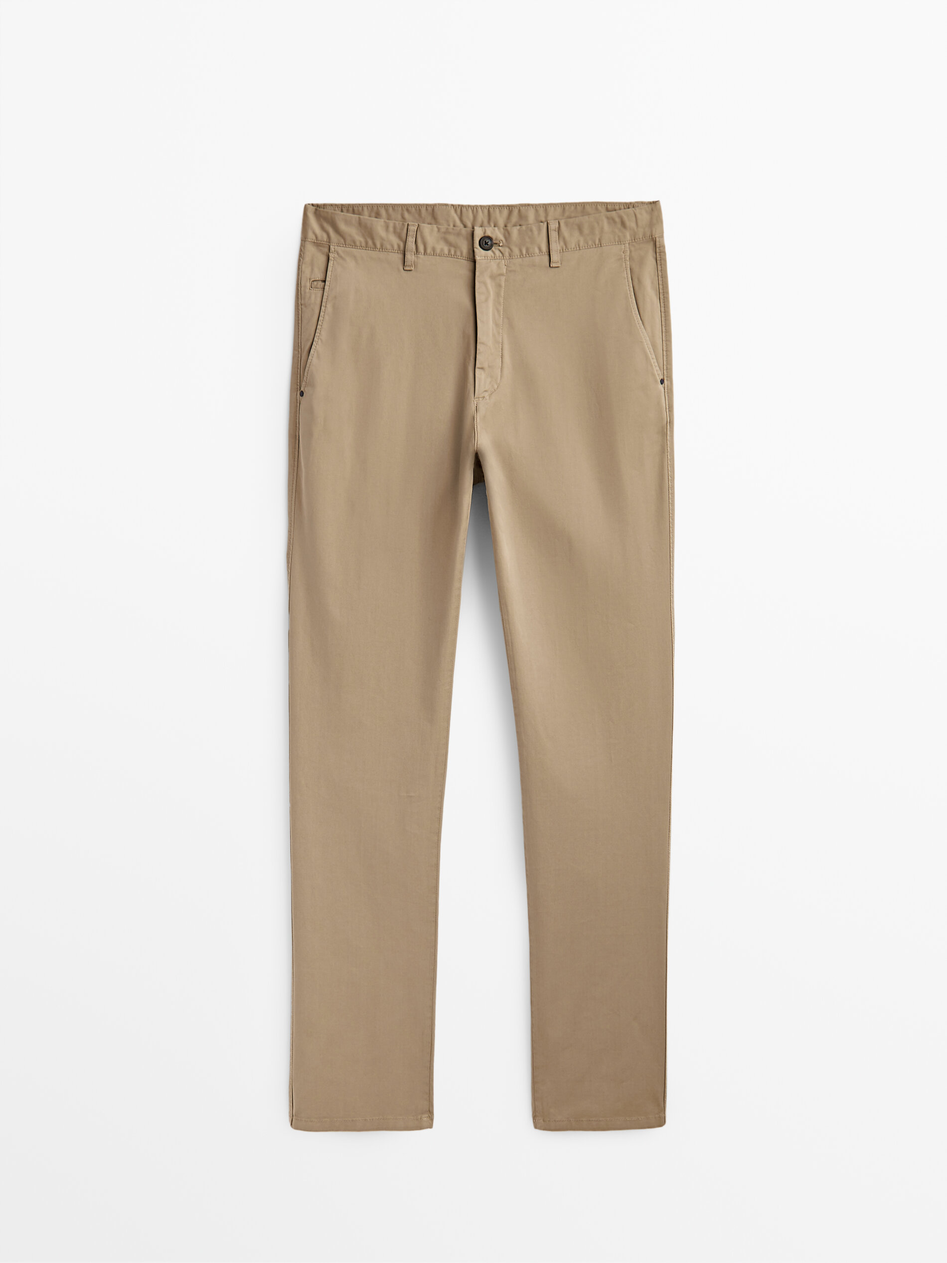 

Брюки мужские Massimo Dutti 00001011707 коричневые 46 RU, 00001011707