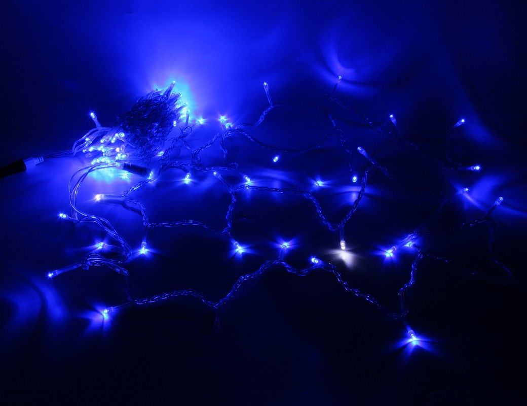 фото Световая гирлянда новогодняя laitcom нить классика pst100-10-1b 10 м синий