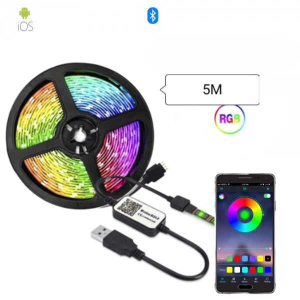 Светодиодная лента Daprivet 221851 5 м разноцветныйRGB 699₽