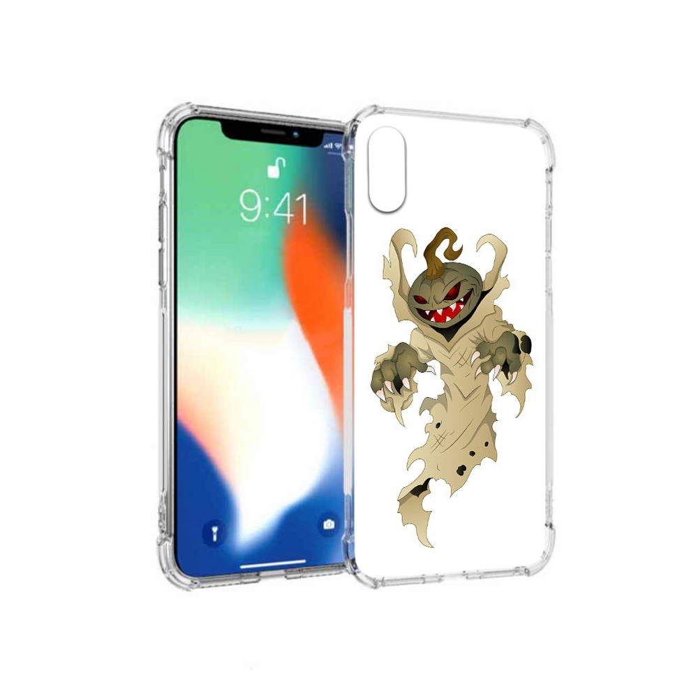 

Чехол MyPads Tocco для Apple iPhone X призрак хэллоуина (PT94261.606.555), Прозрачный, Tocco