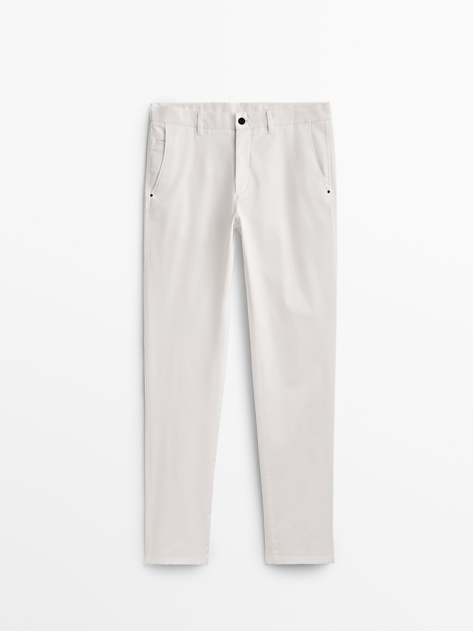 

Брюки мужские Massimo Dutti 00001011250 белые 44, 00001011250