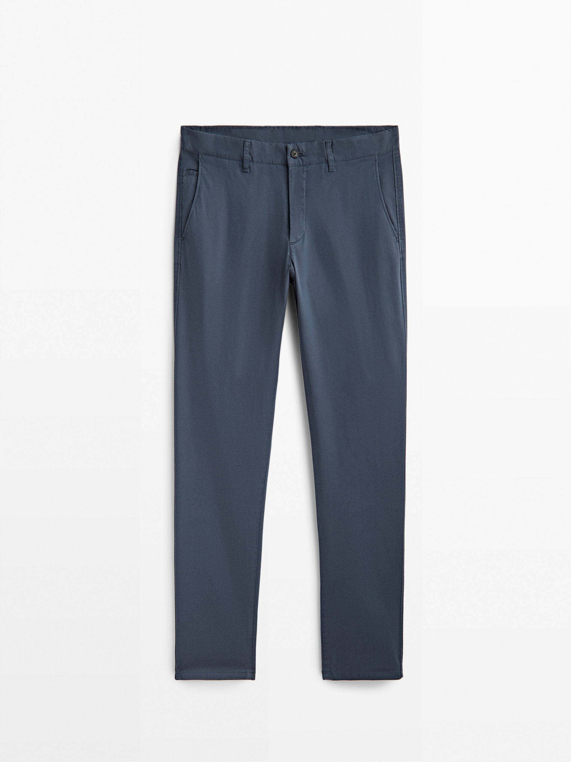 

Брюки мужские Massimo Dutti 00001011420 голубые 38, 00001011420