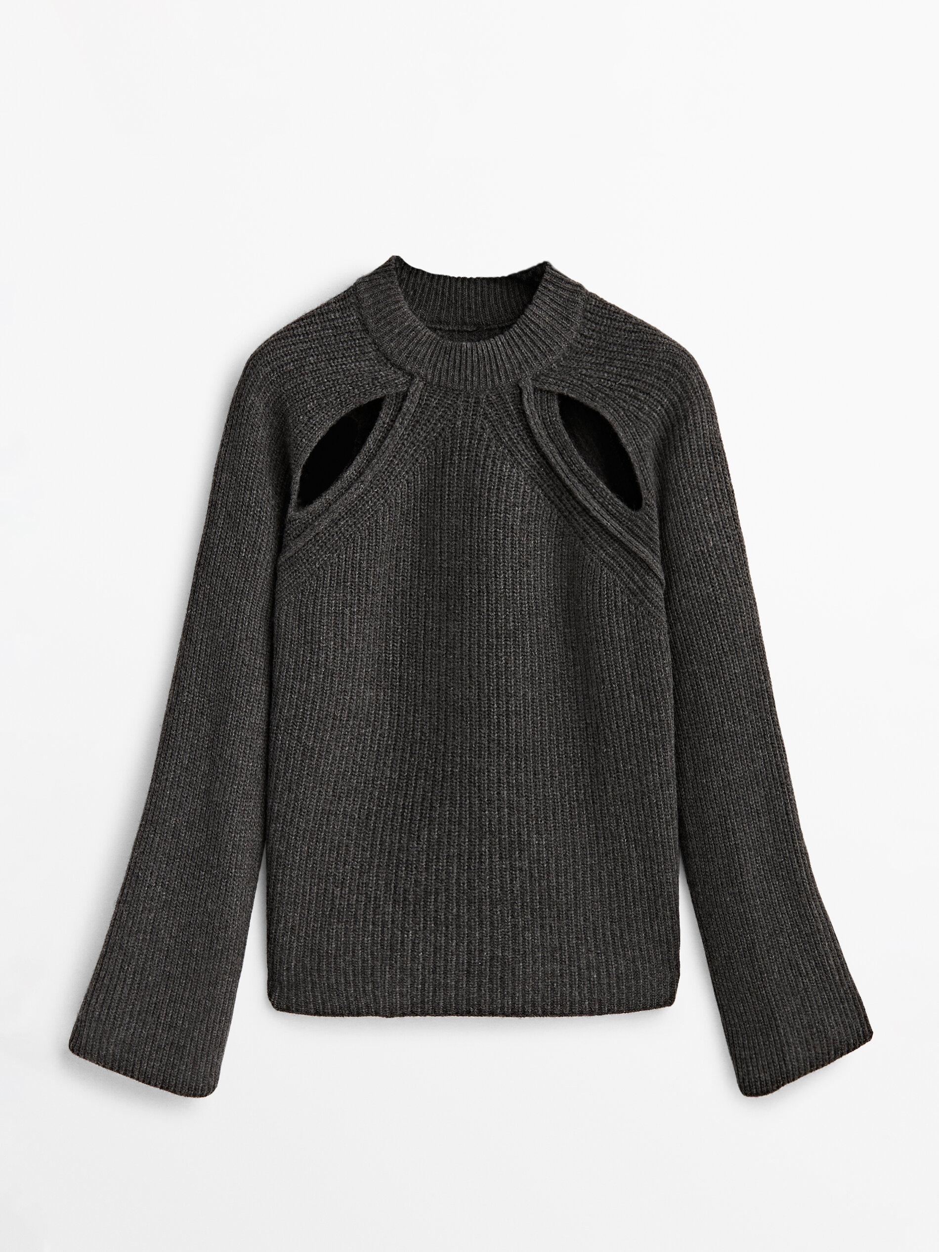 

Джемпер женский Massimo Dutti 05722669809 серый M, 05722669809