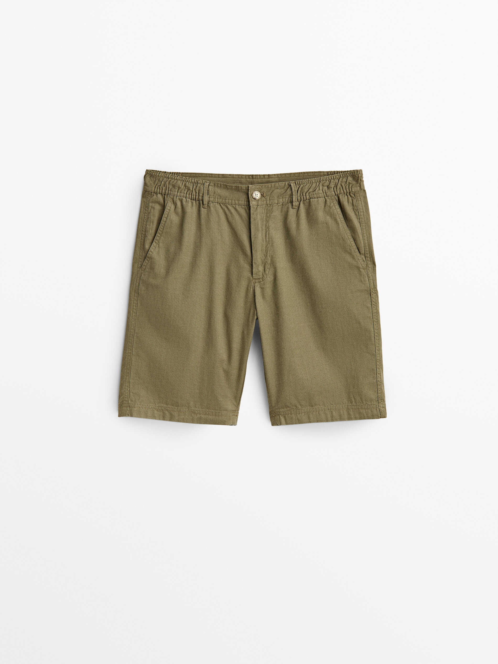 

Шорты мужские Massimo Dutti 02908068505 хаки 38, 02908068505