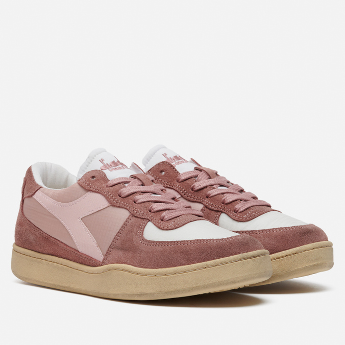 

Кроссовки женские Diadora Mi Basket Low Ripstop коричневые 40.5 EU, Mi Basket Low Ripstop