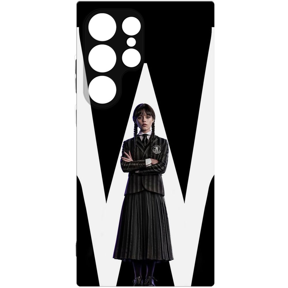 

Чехол-накладка Krutoff Soft Case Уэнсдей Аддамс - Уэнсдей для Samsung Galaxy S24 Ultra, Черный