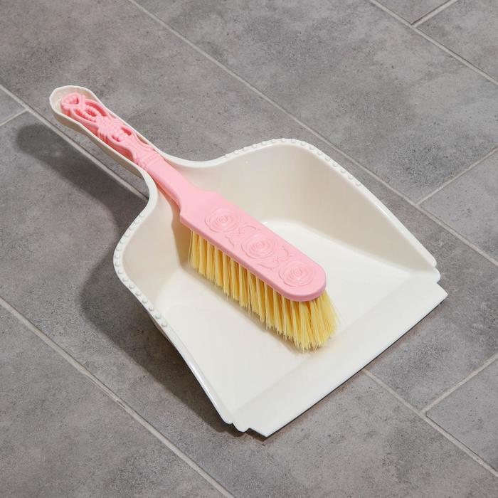 

Набор для уборки «Ампир»: совок, щётка 34×20×7 см, цвет МИКС