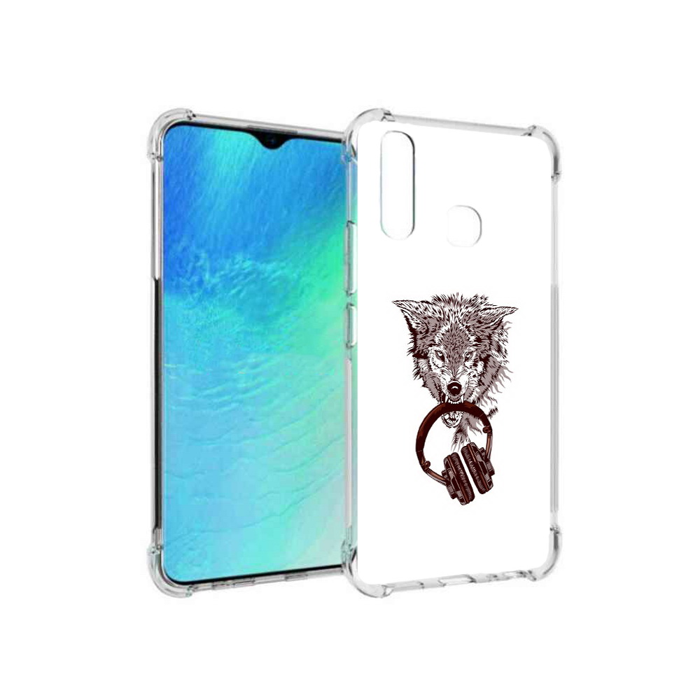 

Чехол MyPads Tocco для Vivo Y19 дикий волк (PT140444.419.325), Прозрачный, Tocco