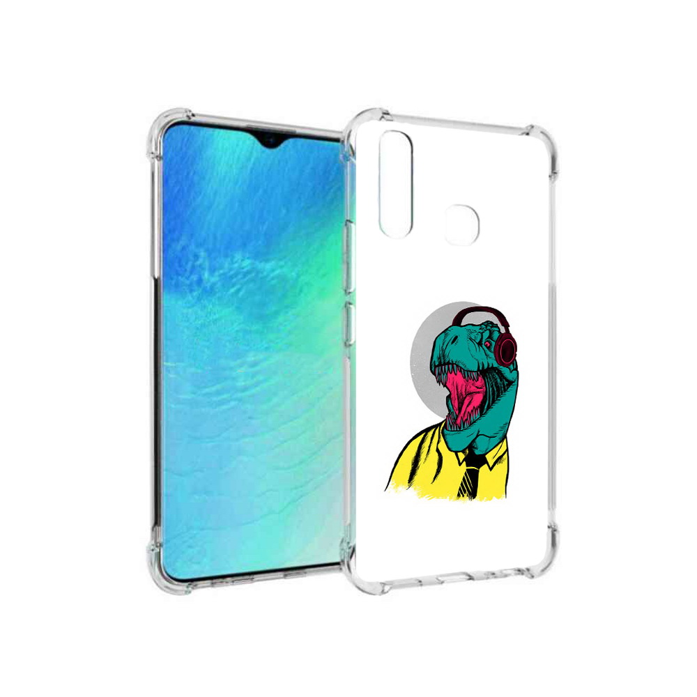 

Чехол MyPads Tocco для Vivo Y19 дино (PT140444.419.326), Прозрачный, Tocco
