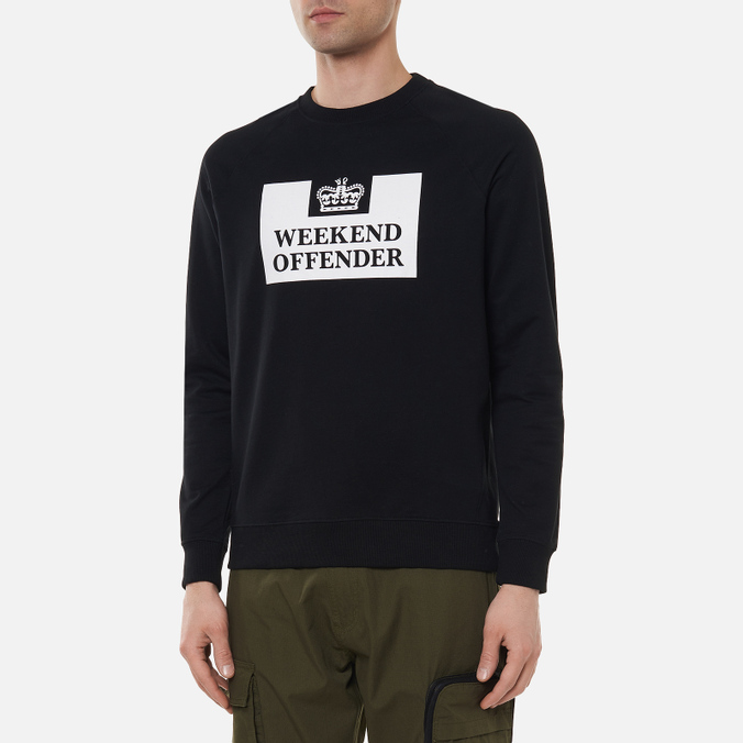 

Свитшот мужской Weekend Offender WOSW370-BLCK черный M, WOSW370-BLCK