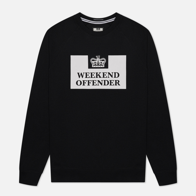 

Свитшот мужской Weekend Offender WOSW370-BLCK черный L, WOSW370-BLCK