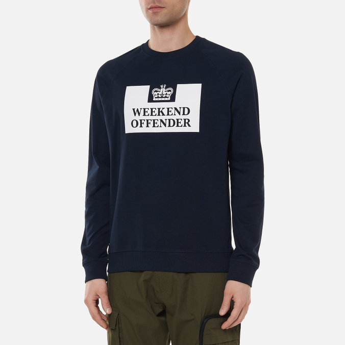 

Свитшот мужской Weekend Offender WOSW370-NAVY синий M, WOSW370-NAVY
