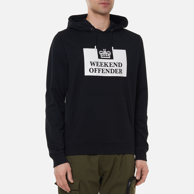 

Худи мужское Weekend Offender WOHD370-BLACK черное XL, WOHD370-BLACK