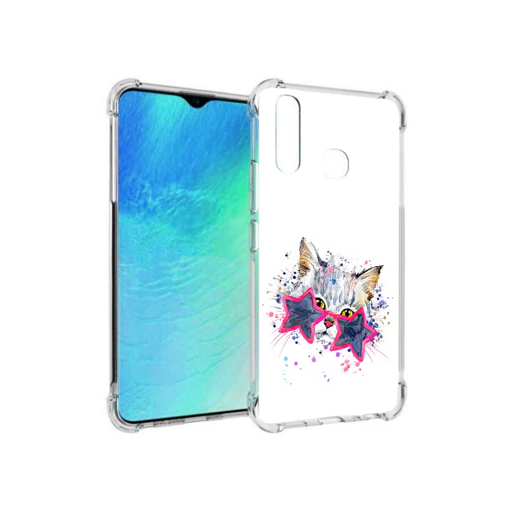 

Чехол MyPads Tocco для Vivo Y19 звездные очки (PT140444.419.353), Прозрачный, Tocco