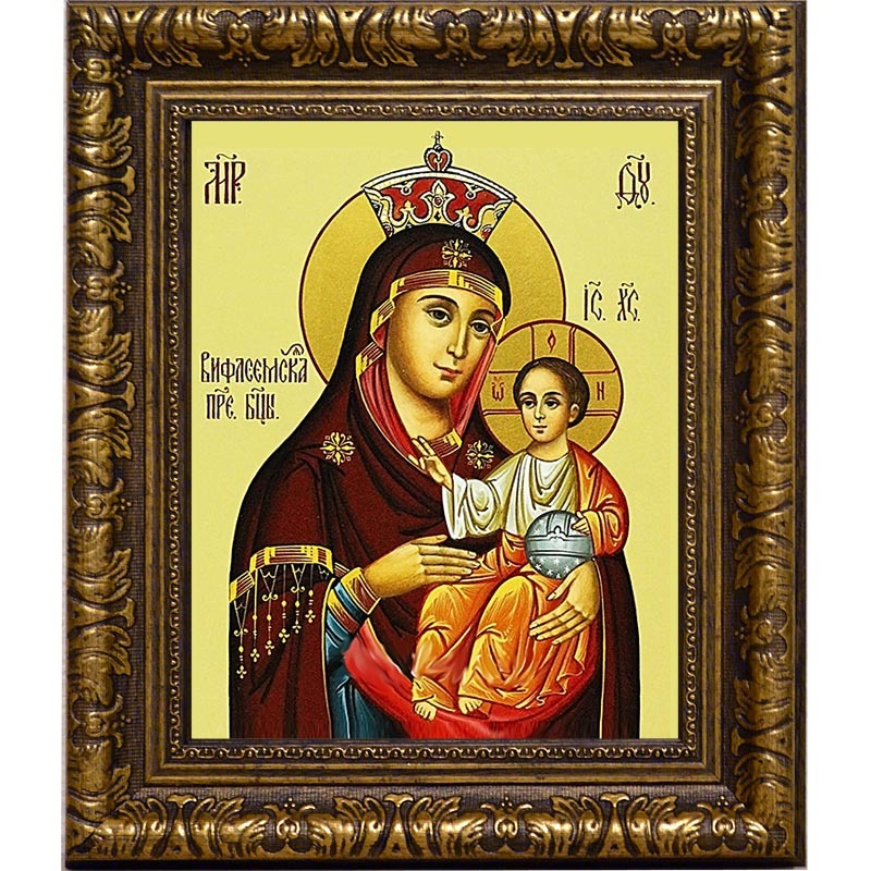 

Вифлеемская Божья Матерь. Икона на холсте.