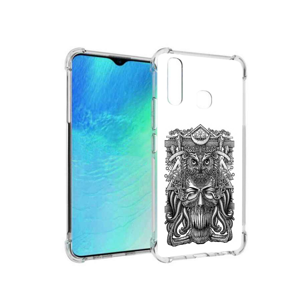 

Чехол MyPads Tocco для Vivo Y19 зубастая сова (PT140444.419.369), Прозрачный, Tocco