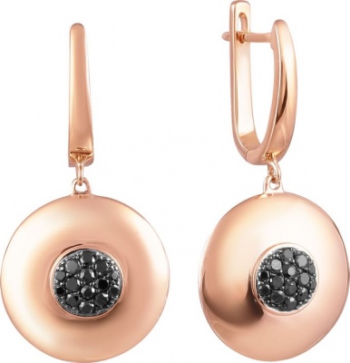 

Серьги из красного золота с бриллиантом JV 249844_PINKDB_SR_DB_PINK, 249844_PINKDB_SR_DB_PINK