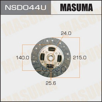

Диск Сцепления MASUMA nsd044u