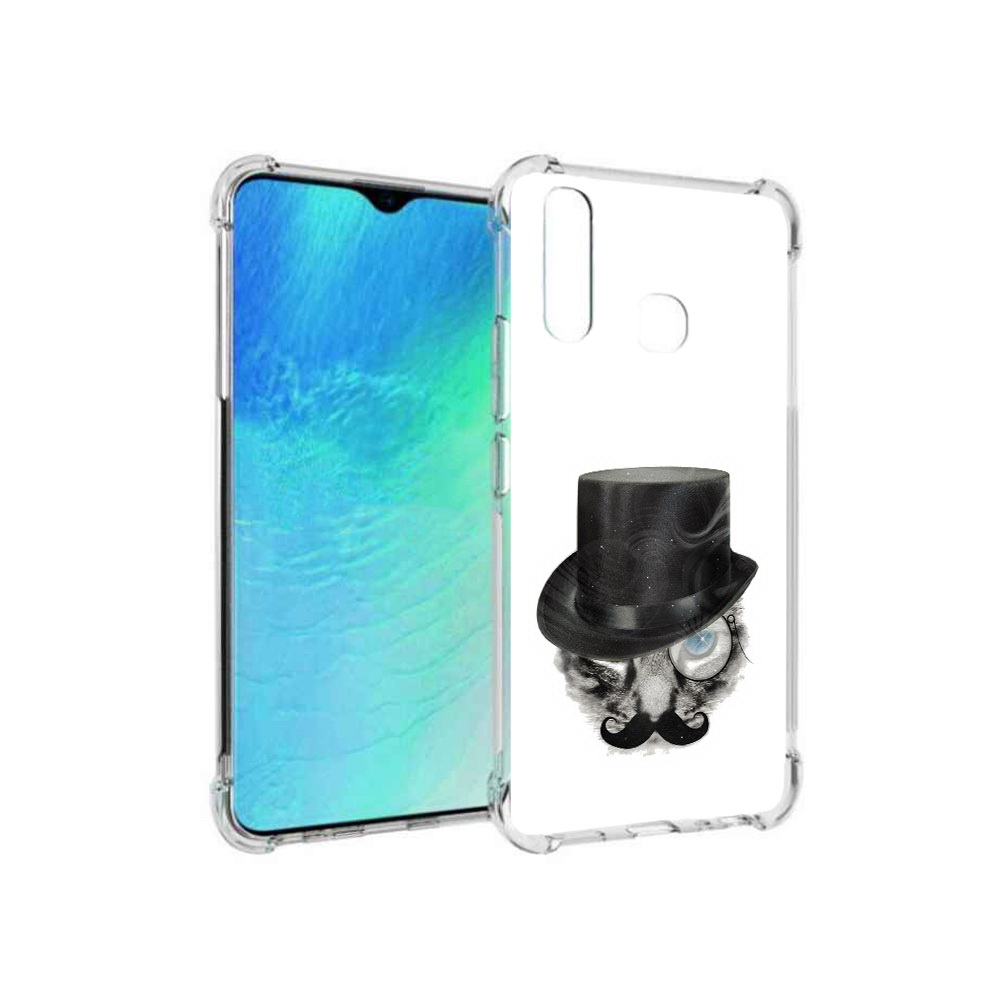 

Чехол MyPads Tocco для Vivo Y19 интелегентный кот (PT140444.419.378), Прозрачный, Tocco
