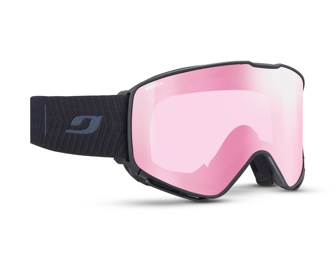 фото Очки горнолыжные julbo 2022-23 quickshift sp black-gray/pink flash silver (us:xl)