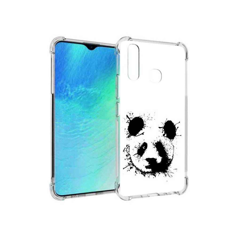 

Чехол MyPads Tocco для Vivo Y19 клякса-панда (PT140444.419.389), Прозрачный, Tocco