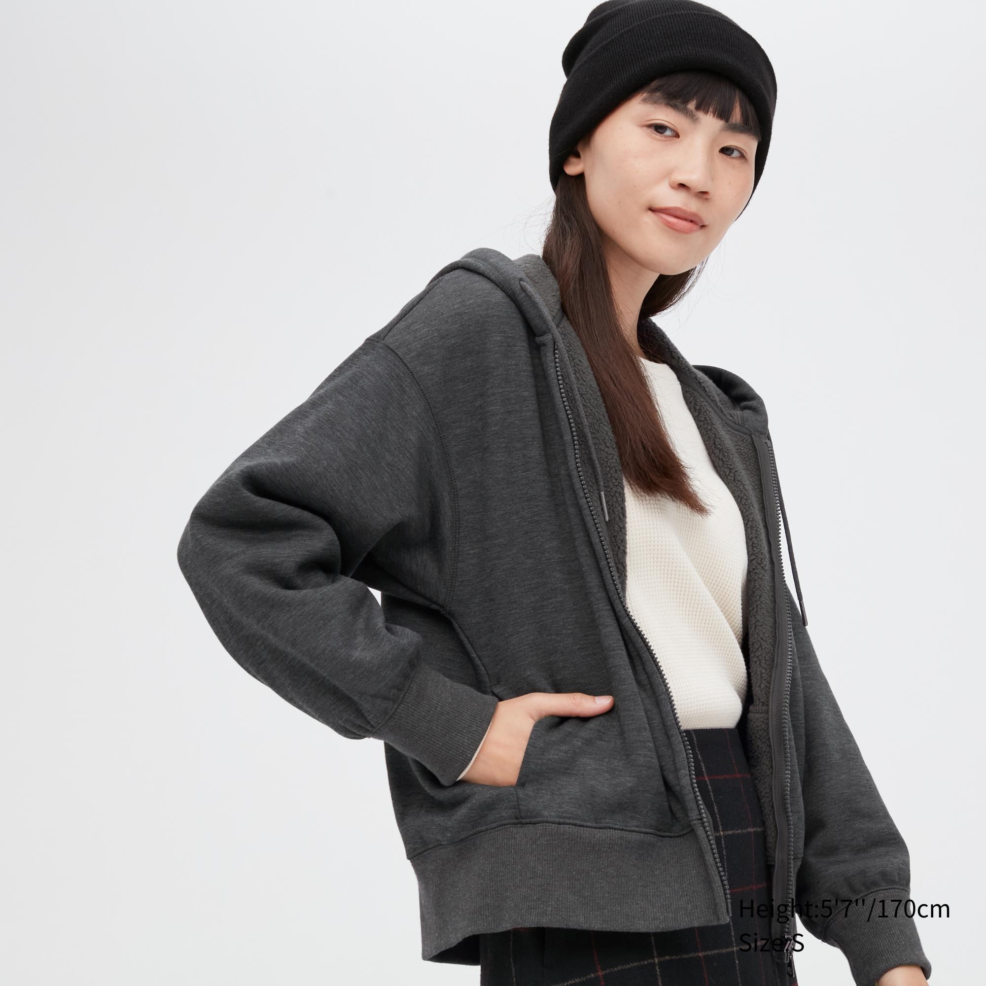 

Толстовка женская UNIQLO 449878COL08 серая XL (доставка из-за рубежа), 449878COL08