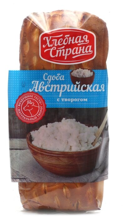 

Сдоба Хлебная страна Австрийская с творогом 180 г