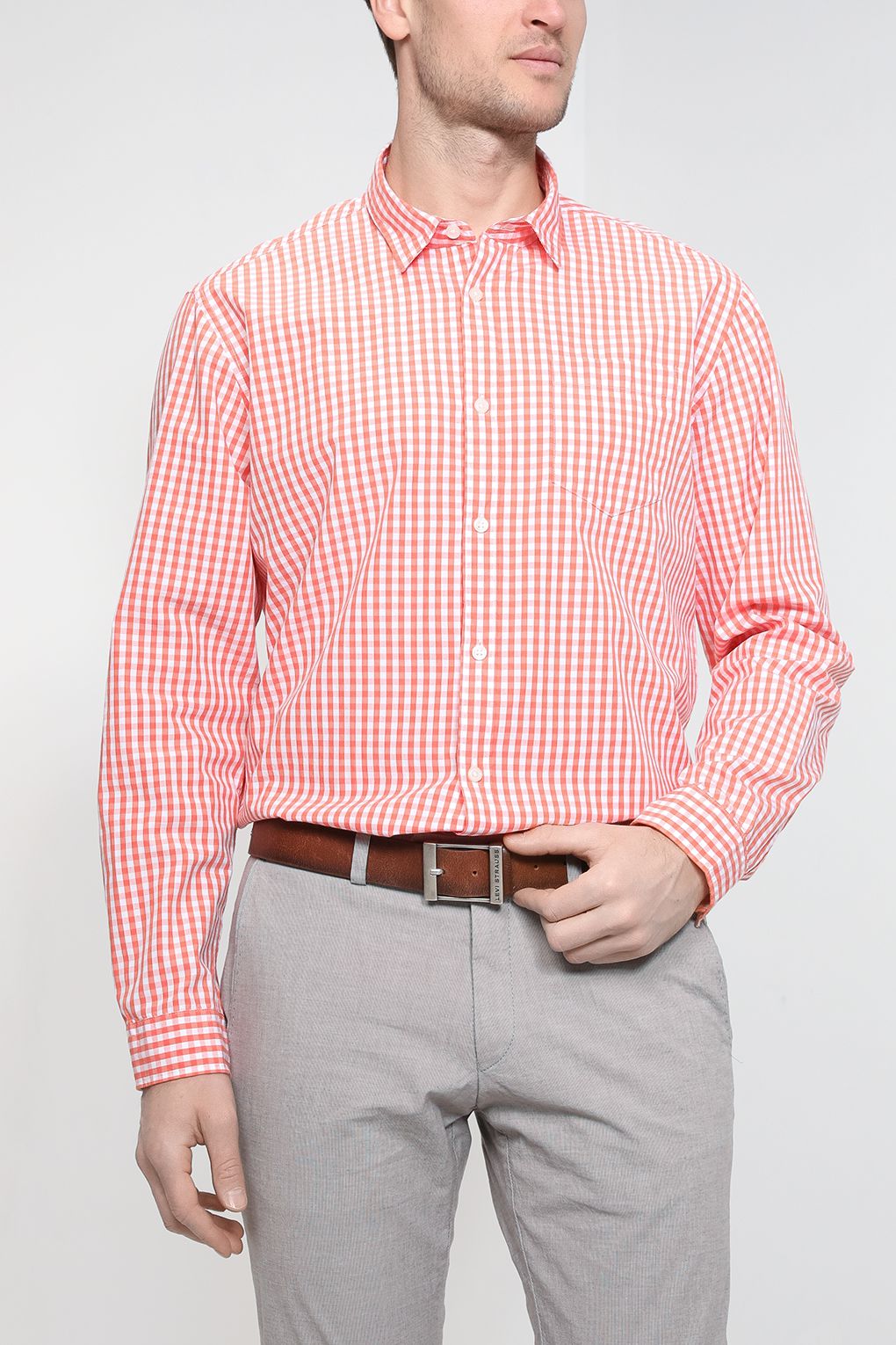 

Рубашка мужская Esprit Casual 032EE2F313 красная 2XL, Красный, 032EE2F313