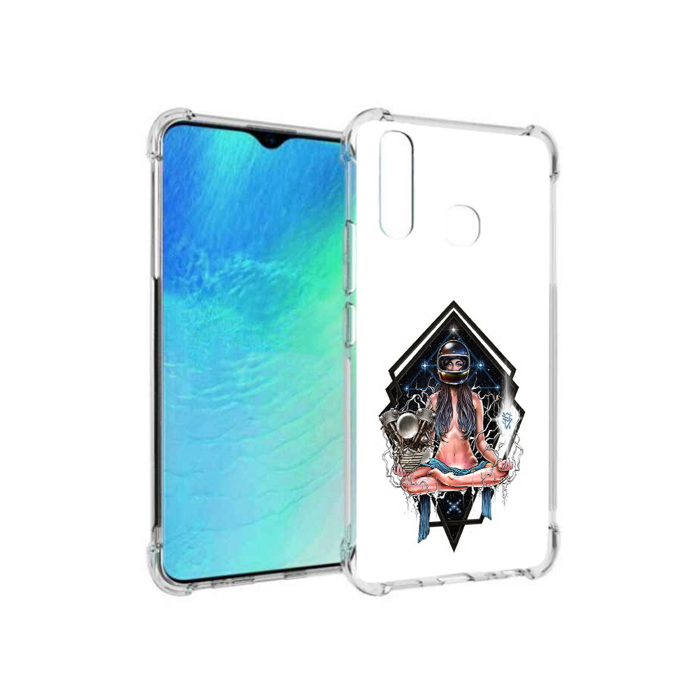 

Чехол MyPads Tocco для Vivo Y19 красивая девушка в шлеме (PT140444.419.406), Прозрачный, Tocco