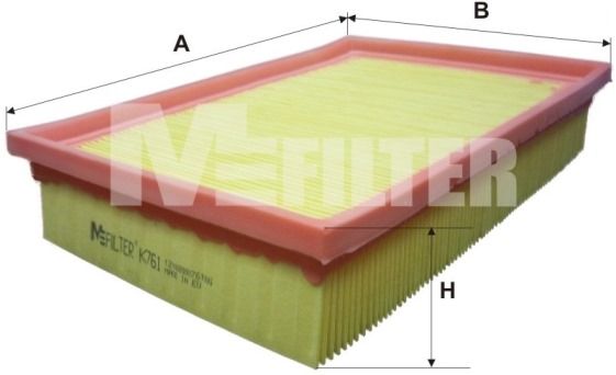 

Фильтр Воздушный MFILTER k761