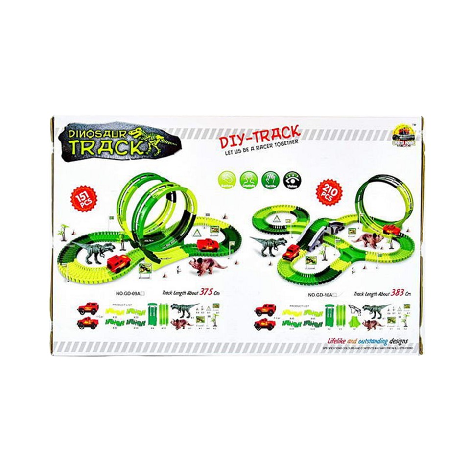 

Автотрек Dinosaur Tracks 210 дет. 383см