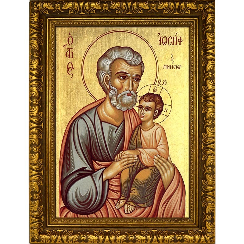 

Иосиф Обручник Праведный. Икона на холсте.