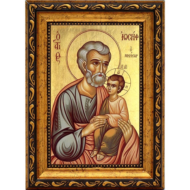

Иосиф Обручник Праведный. Икона на холсте.