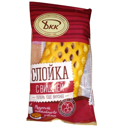 

Слойка БКК с вишней 80 г