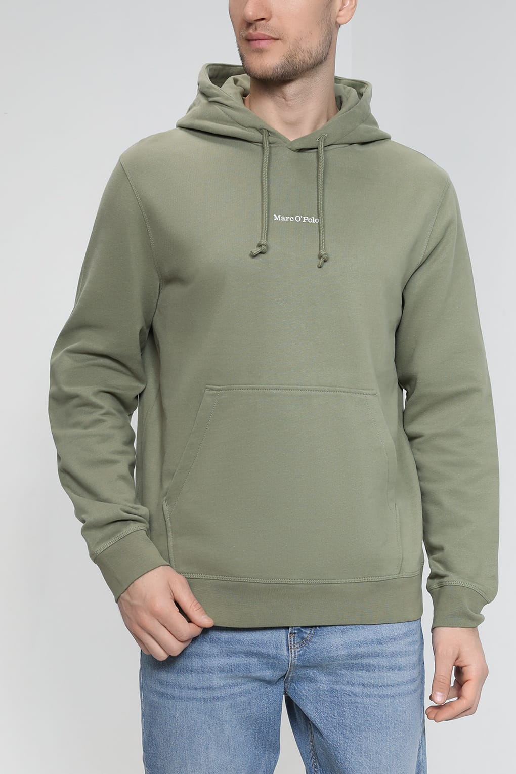 

Худи мужское Marc O’Polo 322407754440 хаки 2XL, 322407754440
