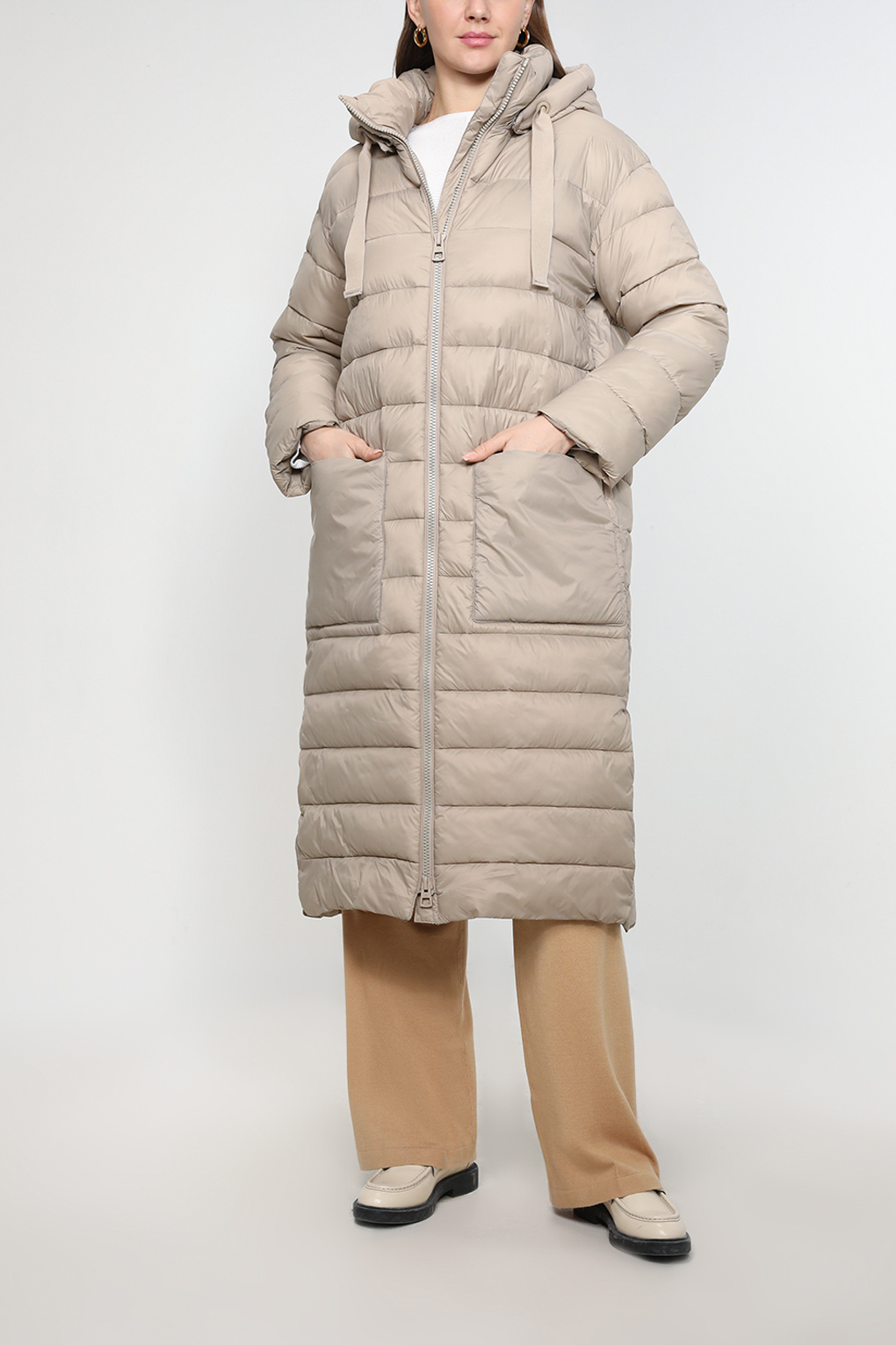 

Пальто женское Marc O’Polo 300085171045 коричневое 34 EU, Коричневый, 300085171045